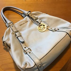 Michael Kors Bedford Belted Leather Satchel